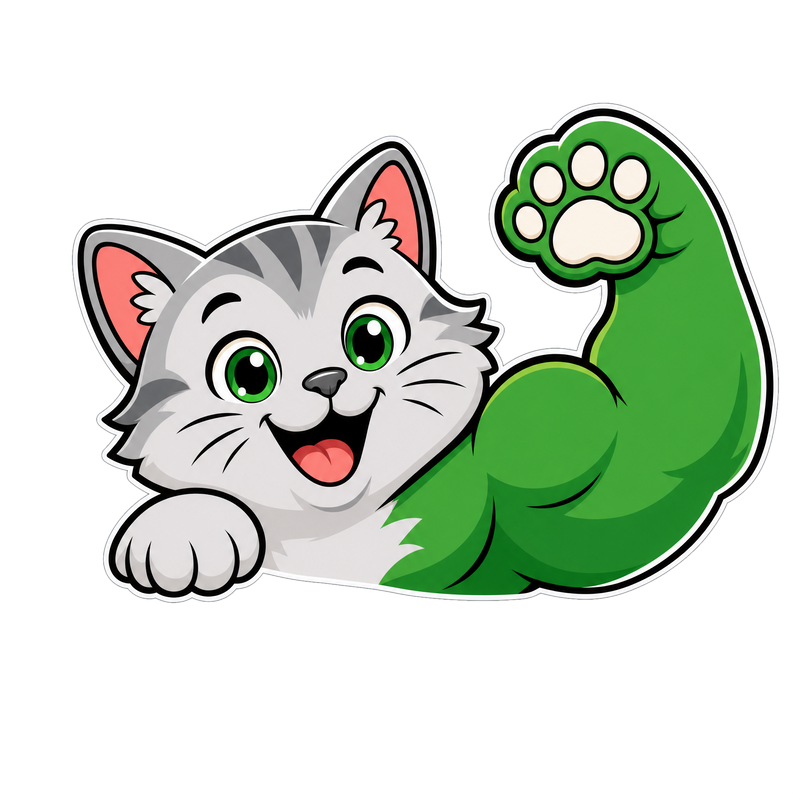 CK Funny Cat Muscle