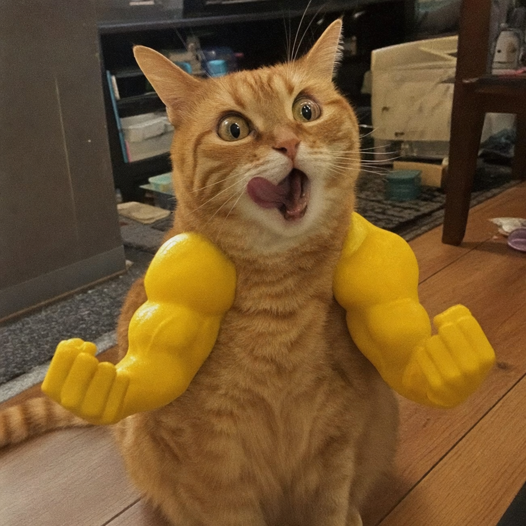 CK Funny Cat Muscle
