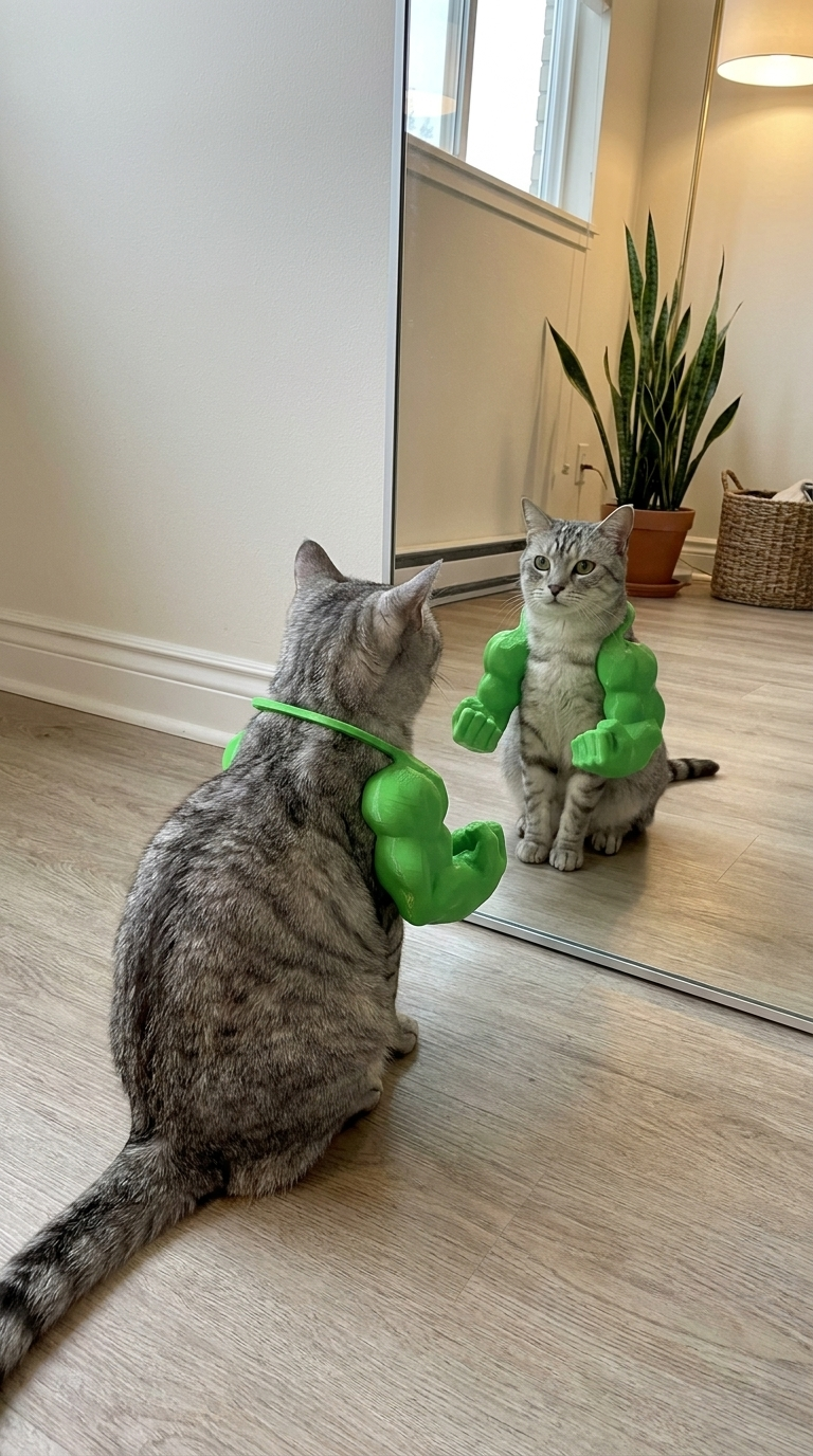 CK Funny Cat Muscle